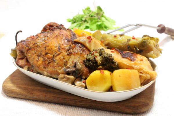 Свинина, запеченная с овощами Свинина, запеченная с овощами