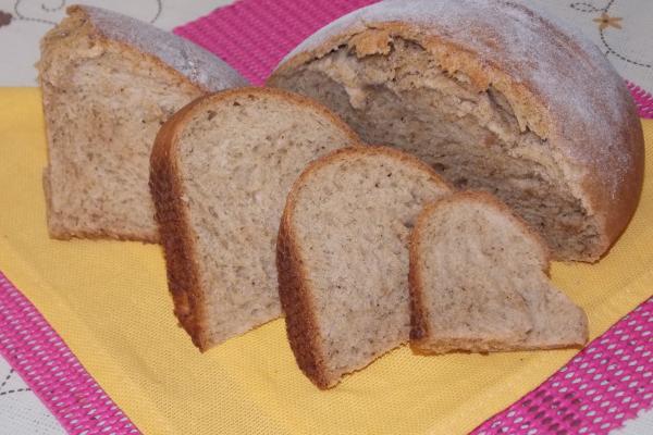 Ржано-пшеничный хлеб на сыворотке