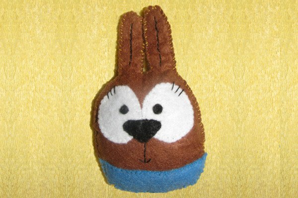 Шьем зайчика из фетра Шьем зайчика из фетра