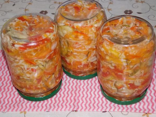 Овощной салат на зиму