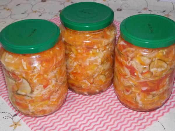Овощной салат на зиму