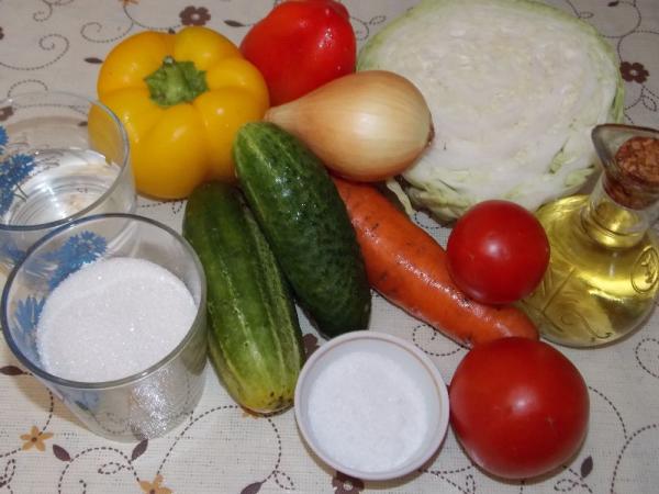 Овощной салат на зиму