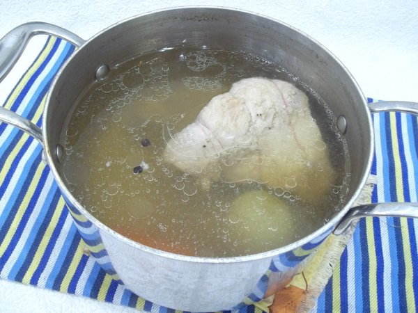 Домашняя отварная буженина
