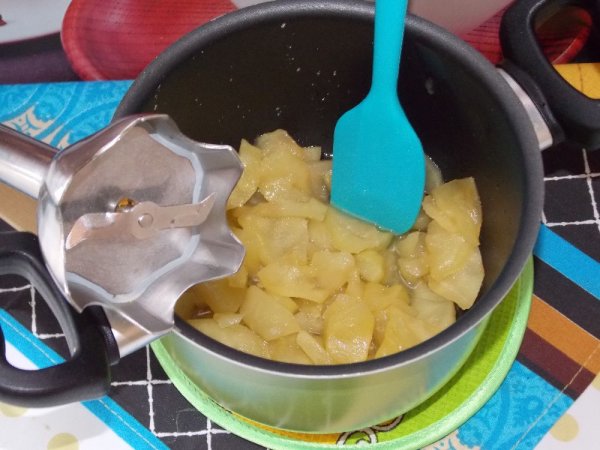Постный майонез из яблок